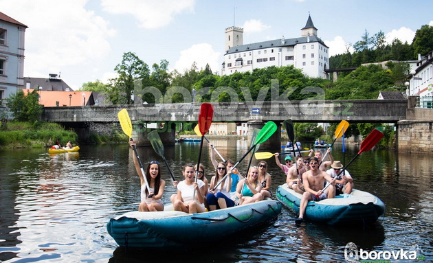 Bootsverleih,Moldau,Kanu,raftverleih,Moldau, Vyssi Brod - Krummau - Boršov - Rafty Vltava Český Krumlov